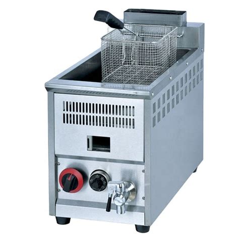 how to connect a gas fryer
